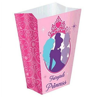 2 Pcs Pink Disney Princess Gift Bag - Medium Size Princess Reusable PVC Bag