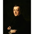 thumbnail image 2 of Henri Lehmann 15x18 Black Ornate Wood Framed Double Matted Museum Art Print Titled - Portrait of Doctor M.G. Worms (1850), 2 of 5