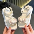 thumbnail image 3 of Liyamei Soft Flat Sole Girls Sandals Fashion Comfortable Design Lightweight Casual Summer Footwear For Toddler Kids Girls School Sandals Open Toe Size 8.5, 3 of 4