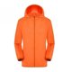 thumbnail image 1 of Chaqueta con capucha protectora solar para hombre y mujer, de manga larga, para senderismo al aire libre, acampada, color naranja, talla M, 1 of 8