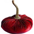 thumbnail image 1 of Handmade Velvet Pumpkins Decor,Super Soft Stuffed Pumpkin with Exquisite Craftsmanship for Fall Halloween Thanksgiving Decoration 1 -, 1 of 8
