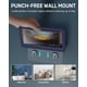 thumbnail image 5 of Soporte para teléfono de baño de 7,5 pulgadas, funda de pared con pantalla táctil y pegatinas para la mayoría de teléfonos móviles de menos de 7 pulgadas - Azul, 5 of 5