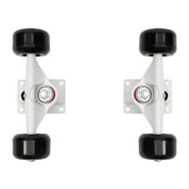 Aluminum Alloy Skateboard Truck Combo Set Cruisers Wheels with Skateboard Truck