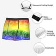 thumbnail image 3 of Pofeuu Colorful Tie Dye Print Men’s Boxer Briefs, Moisture-Wicking Underwear, Regular,Trunk-XX-Large, 3 of 5