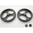 thumbnail image 3 of Remplacement de Déambulateur à Rouleau 8 Pouces Roue Arrière, Assemblage de Roue Arrière à Rouleau Robuste, Roue Solide 8 Pouces, Roue à 3 Nervures 8 Pouces, Pièces Universelles, MDS86800XWRW, Mds86825rw, 9501a75008., 3 of 5