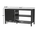 thumbnail image 6 of Mainstays Farmhouse TV Stand for TVs up to 50", Black, 6 of 7