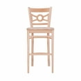 thumbnail image 2 of Linon Home Decor BS293UNFIN02ASU 44 x 18.5 x 20 in. Teresa Barstool - Unfinished - Set of 2 - Pack of 2, 2 of 9