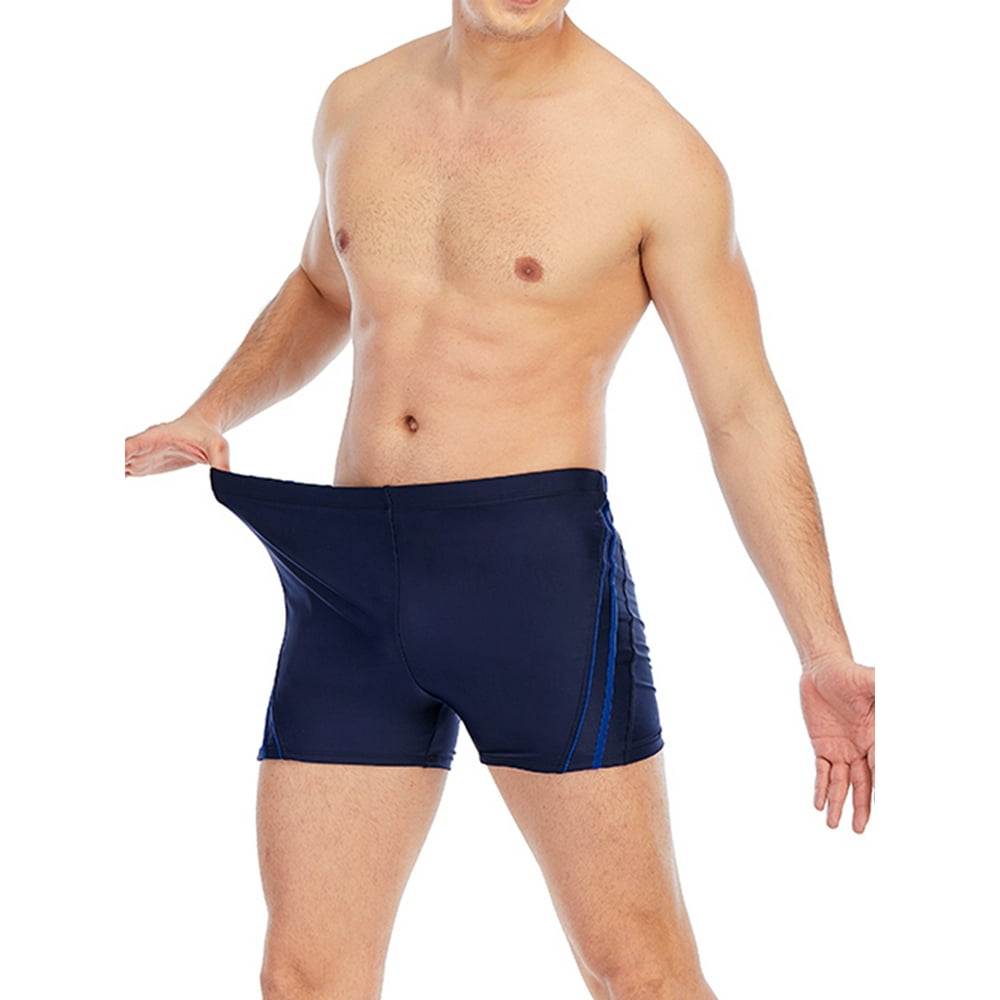 Dodoing Men's Swim Trunk Swim Shorts Boxer Briefs Underwear Shorts