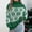 2-Green, variant on Odbmxy Christmas Sweaters for Women 2024 Pullover Long Sleeve Sweater Women Regular Comfy Knitted Red Sweaters