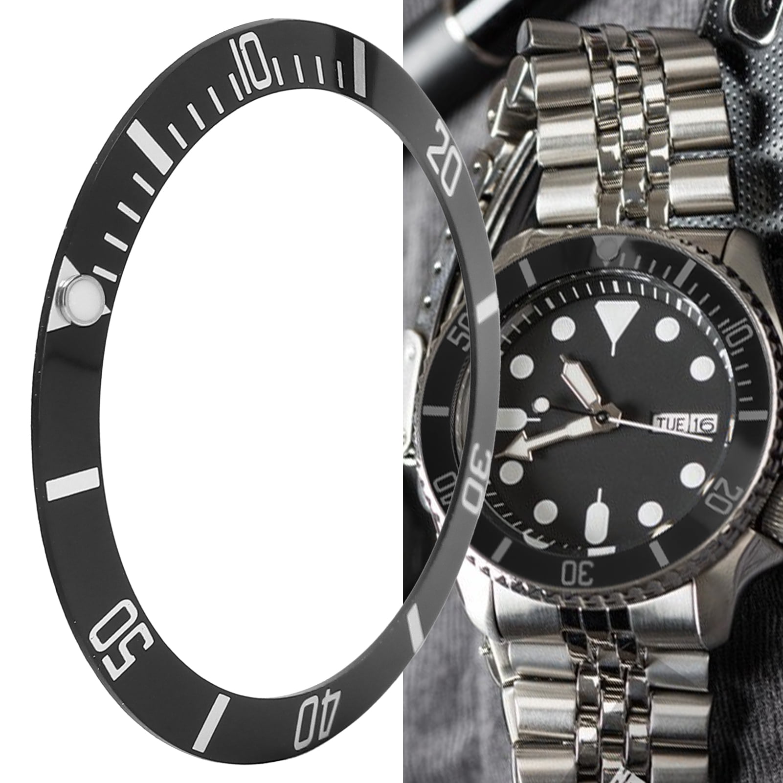 Bisel Reloj Inserto de Bisel de Reloj de Pulsera Profesional, Material de Aluminio ...