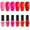 Bright Red Pink, variant on Gellen Nail Polish, Quick Air Dry 6Colors Nail Lacquer Set Winter Cold Tone Trendy Nail Polish Kit for Nail Manicure DIY Art Home, No UV Light Needed, 0.33 oz