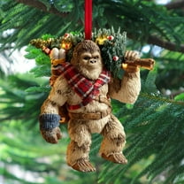 2026 Sasquatch Christmas or nament - Folklore Horror Themed Holiday Decor, Unique Wildlife Wonders Collection, Perfect for Christmas Tree Hanging, Mythical Creature Festive or nament, 3.1in, C