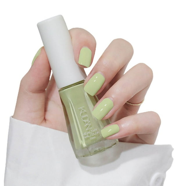 10ml Quick Drying Nail Polish Water-Based Tearable Sequins Baking Free Long Lasting Nail Polish for Female
