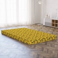 thumbnail image 3 of Floral Foldable Mattress, Retro Style Colorful Flowers, 78.7" x 47.2", Dark Yellow Emerald and Lilac, by Ambesonne, 3 of 4