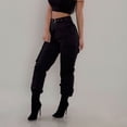 thumbnail image 6 of Levmjia Jeans Cargo Pants Women Black Clearance Trousers Trendy Military Combat Pants Pocket Sweatpants, 6 of 9