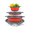 RED, variant on OUCLEYE 4 Piece Collapsible Colander Set with Over Sink Drain Base, Foldable Silicone Kitchen Strainer Basket for Fruits, Vegetables, Pasta, Dishes, 3 Sizes + Drain Tray