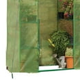 thumbnail image 7 of Gardman Walk In Greenhouse with 2 Tier Shelving Unit and Zippered Door, 7 of 7