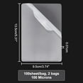 thumbnail image 2 of 100 Pcs Thermal Laminating Pouches Clear Laminating Pouch Film Photo Protecting Sheets Hot Laminate Pouches Sheets Mixed Color 3.7×5.3" DIY, 2 of 7