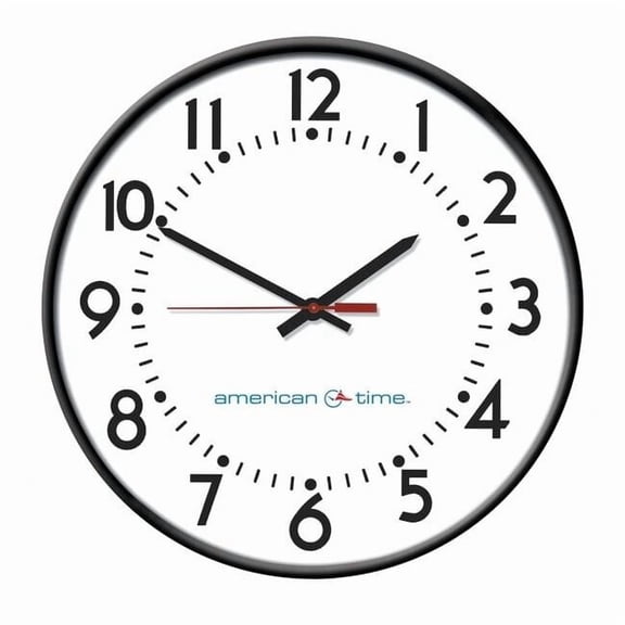 American Time Clock,Steel Case,Analog,1-5/8" D,110V U55BHAA504