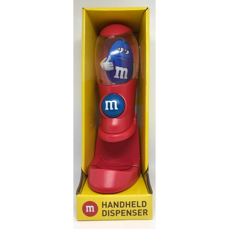 M&M'S Plastic Handheld Candy Dispenser, 10 oz, Red, Magnetic Base
