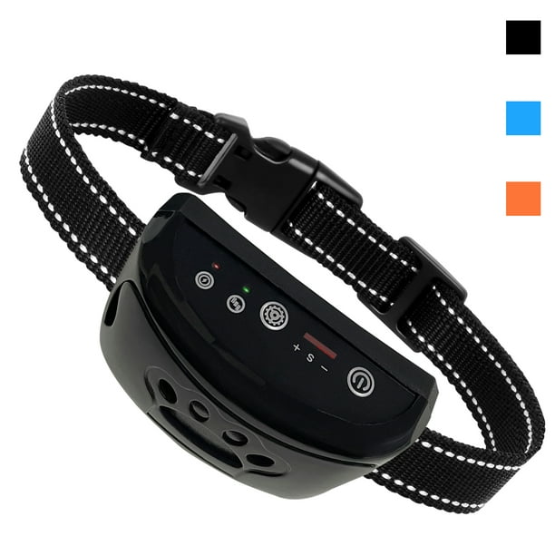 Humane Dog Bark Collar, No Shock Anti Barking Collar with Vibration & 7