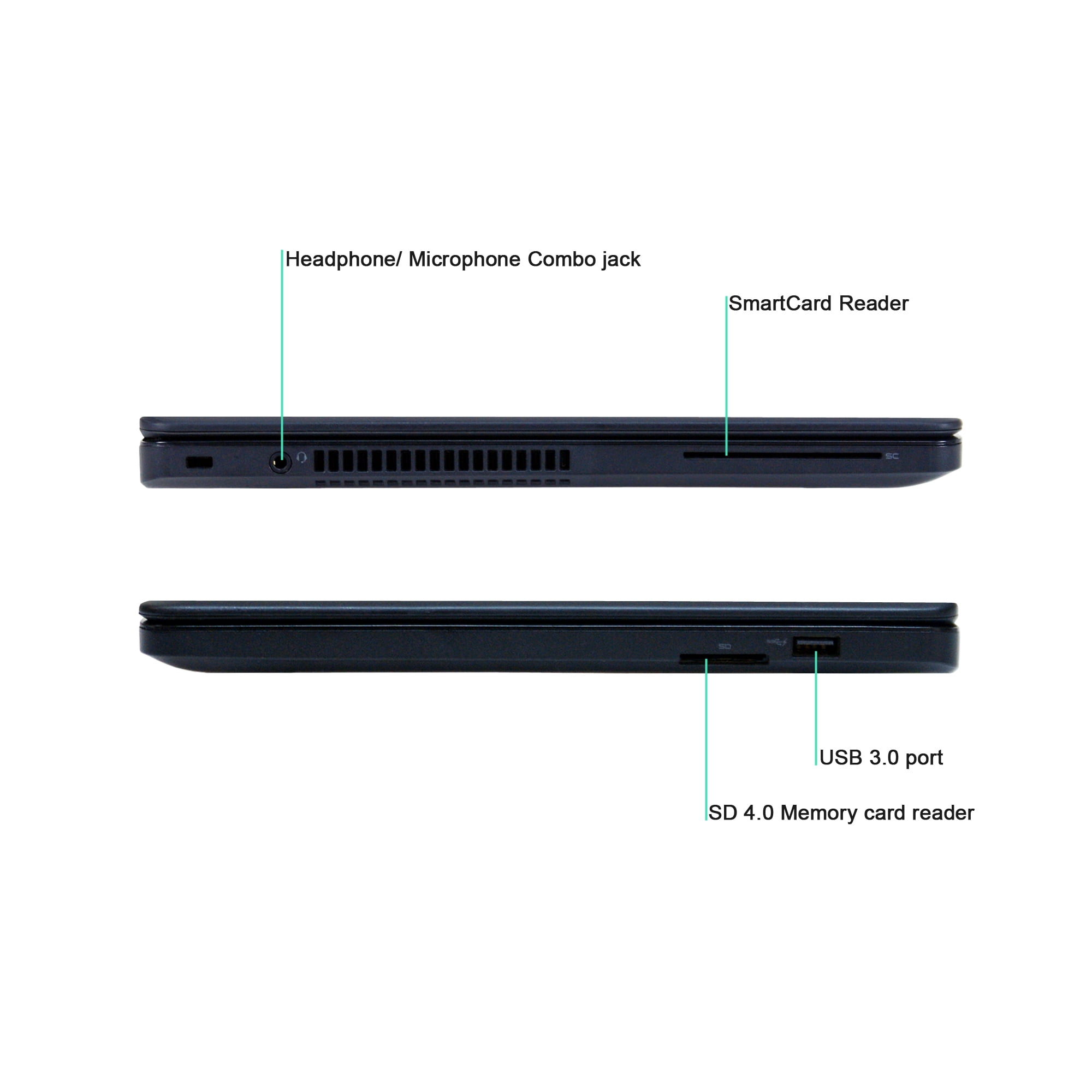 Dell E5450 Laptop with with Intel Core i3-4030U 1.9GHz Processor, 8 GB RAM, 128GB , and Win 10 Pro (64-bit)
