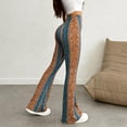 thumbnail image 6 of CHUMUD Flare Leggings for Women Bohemia Yoga Pants High Waisted Tummy Control Leggings Bootcut Casual Floral Yoga Pants, 6 of 6