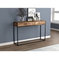 thumbnail image 2 of Pemberly Row 48"L 2-Drawers Black Metal Console Table in Brown Reclaimed Wood, 2 of 4