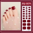 thumbnail image 4 of Toenail Stickers Semi Cured Gel Toenail Polish Strips Pedicures Nails Stickers, 4 of 20