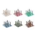 thumbnail image 4 of Matsuzay Soporte para árbol de tazas, durabilidad, artesanía exquisita, amplia aplicación, vasos, organizador de secado de vidrio ABS, tazas Almacenamiento y organización del hogar Rosa claro, 4 of 6