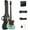 Mint Green, variant on GLARRY 4 String Electric Bass Guitar Beginner Kit w/20w Amp, Red Pearl Guard Full Size Bass with Digital Tuner,Amp Cable, Strap, Bag and Accessories(Mint Green)