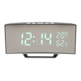 thumbnail image 3 of Reloj de escritorioReloj despertador digital 12/24H Reloj de dormitorio Reloj digital pequeño Diseño fácil de usar Jadeshay  A, 3 of 8