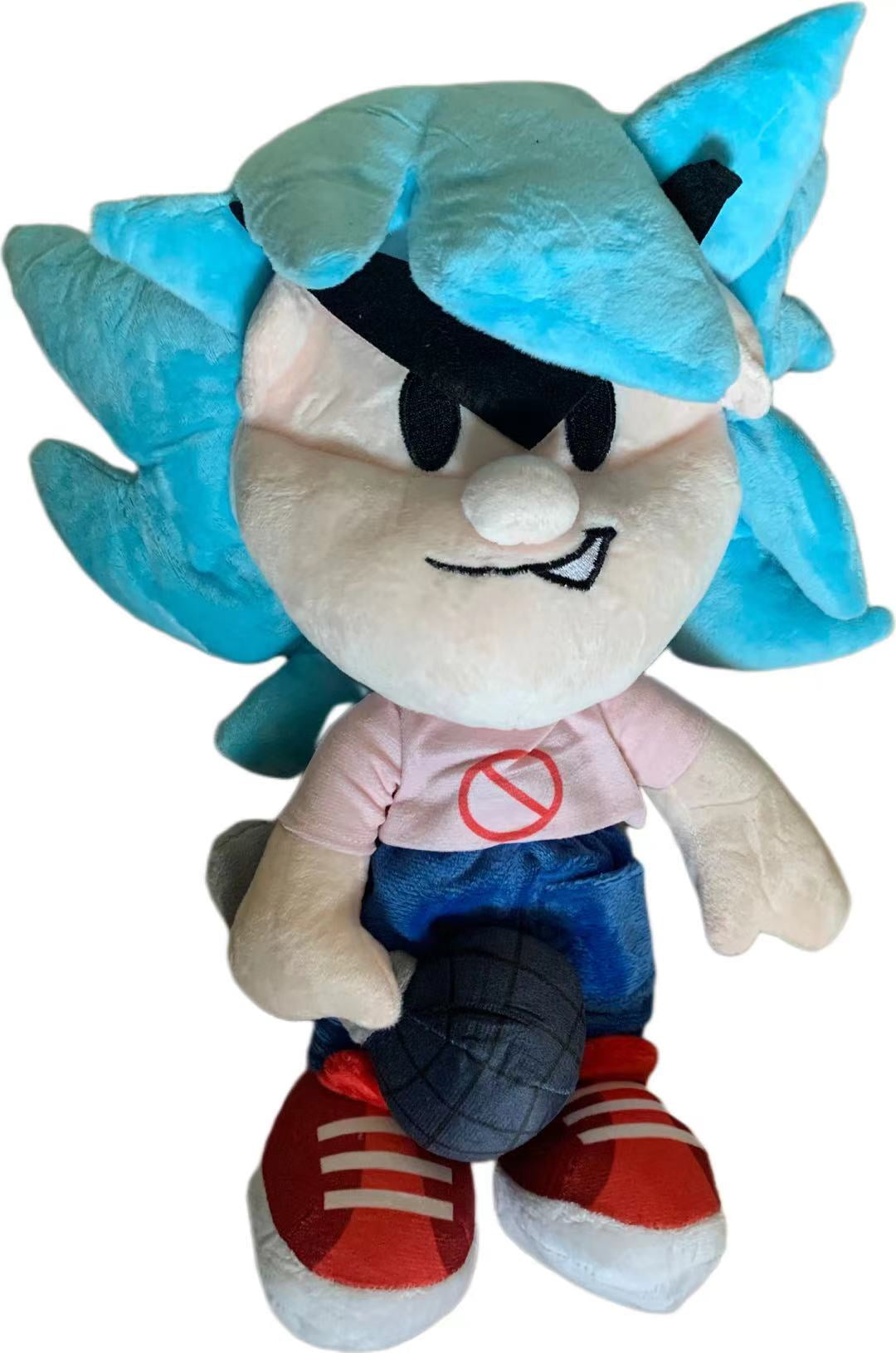 Friday Night Funkin Plush, Friday Night Funkin Plushies, Friday Night  Funkin Merch Plush, Boyfriend Plush, Boy Doll with Microphone, Used for 