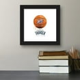 thumbnail image 4 of Gallery Pops NBA Oklahoma City Thunder - Drip Basketball Wall Art, Black Framed Version, 12" x 12", 4 of 5