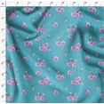 thumbnail image 4 of Soimoi Poly Georgette Fabric Leaves & Peony Floral Decor Fabric Printed Yard 52 Inch Wide, 4 of 5