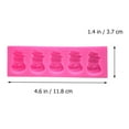 thumbnail image 2 of 1 Pc Adorable Fondant Mold Snowman Cake Mold Eco-friendly DIY Mold (Rosy), 2 of 7