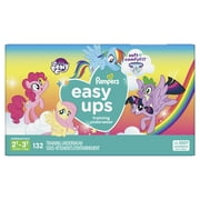 Pampers Easy Ups Training Pants, Girls, Size 4 2T-3T, 132 ct