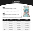 thumbnail image 6 of Fotbe Colorful Donut Womens Loose Fit Casual Flowy Slim-Fit Tank Tops Athletic Round Neck Trendy Sleeveless Summer Tops for Gym and Yoga-Medium, 6 of 7