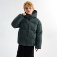thumbnail image 3 of Winter Coats Medium Length Lightweight Puffer Jacket for Little Boys Girls, Kids Light Outwear Puffer Padded Outwear Szie 4-11T, 3 of 6