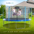 thumbnail image 4 of Plexalife 11 FT Round Trampoline Set with Premium Top-Ring Flex Frame Safety Enclosure System, 4 of 5