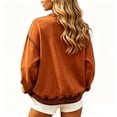 thumbnail image 5 of Hearthz Vintage Oversized Sweatshirt Women Raglan Long Sleeve Drop Shoulder Crewneck Sweatshirts Women Fall Winter Womens Pullover Sweatshirt, 5 of 8