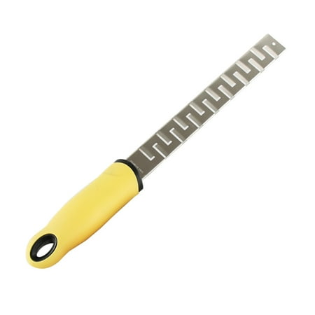 

HXAZGSJA Stainless Steel Cheese Grater Lemon Fruit Peeler Cheese Planer Baking Tool Kitchen Gadgets(Yellow Horizontal Stripes)
