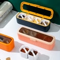 thumbnail image 3 of Juego de sazonadores de cocina Injueey caja de condimentos multifuncional Azul marino, 3 of 6