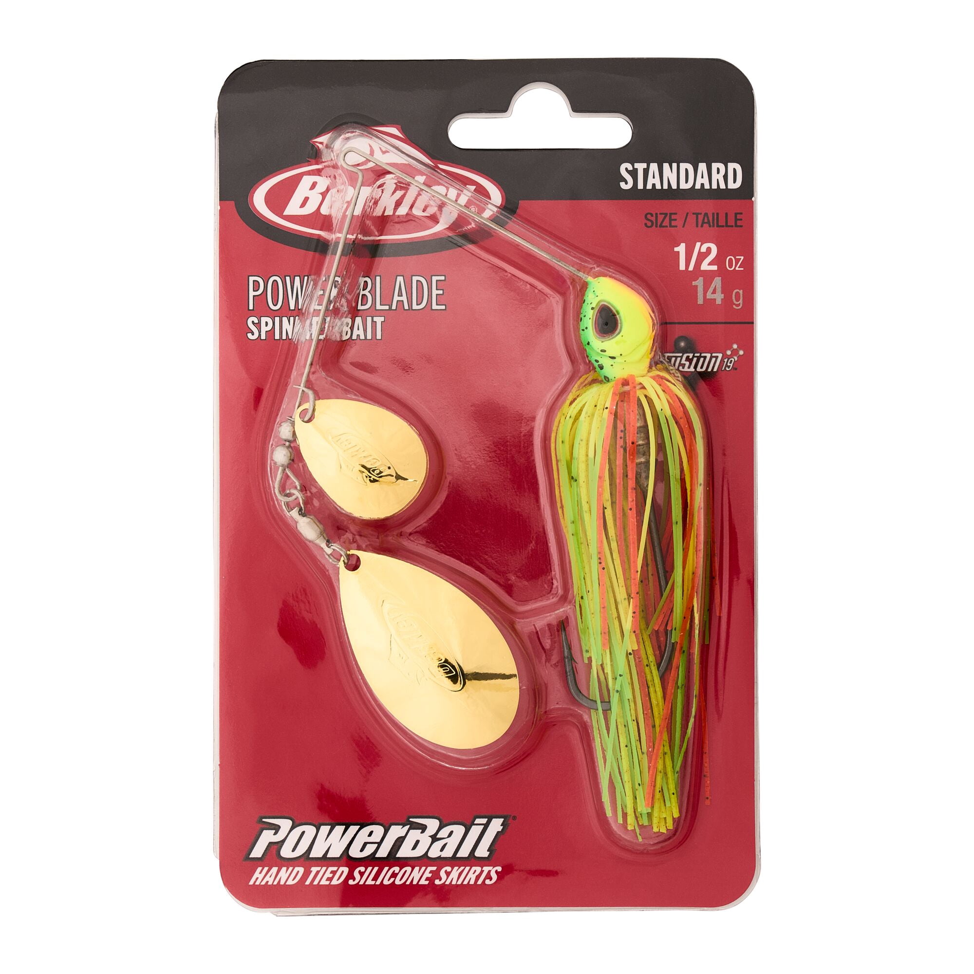 Berkley Power® Blade Standard, Spinnerbaits, Firetiger/Gold + Gold (1 Count)