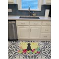 thumbnail image 3 of Carolines Treasures BB6066RUG Easter Eggs Giant Schnauzer Machine Washable Memory Foam Mat, 3 of 4