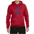 thumbnail image 2 of Wild Bobby, Shelby Cobra USA Logo Emblem Powered by Ford Motors, Cars and Trucks, Unisex Graphic Hoodie Sweatshirt, Red, XX-Large, 2 of 4