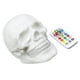 thumbnail image 1 of Naiovety Lámpara de noche de calavera blanca 2100mAh recargable iluminación colorida lámparas de decoración de Control remoto luz ambiental Iluminación y accesorios, 1 of 6