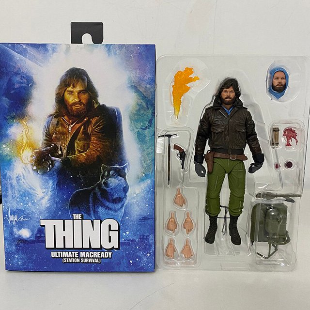 NECA MacReady - Ultimate Deluxe figura de acción de 7 pulgadas con forma extraña zhangmengya LED