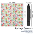 thumbnail image 2 of Extra Large Floral Rubber Mahjong Playing Mat, 31.5x31.5 Inch Anti-Skid Bottom Provides Stability and Noise Dampening for Tiles, Cards and Board Games, 2 of 7