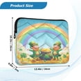 thumbnail image 3 of 16in Laptop Bag Briefcases Computer Inner Bags Computer Bags Laptop Sleeves Work Travel School Bag Lucky Leprechaun Twins, 3 of 8